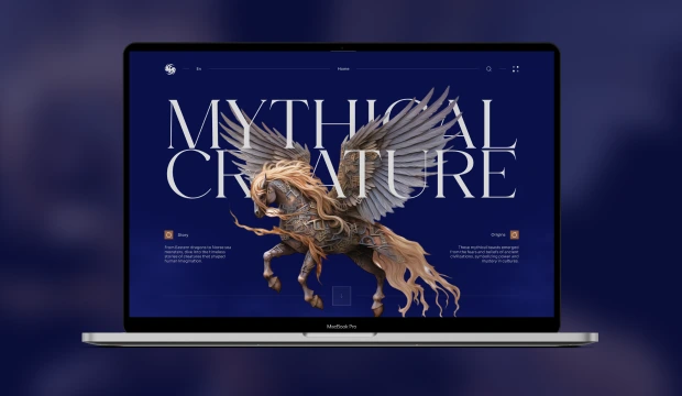 Mythical Creature Web Design